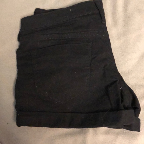 Black Jean Shorts - Picture 2 of 3